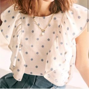 NWT Sezane Forta Blouse